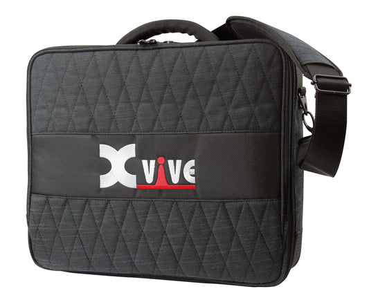 Housse pour pedalboard XVIVE, rembourrage 20 mm, extérieur en polyester 600D imperméable, dimension: 45 x 38.5 x 14 cm, noir