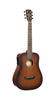 Cort Earth Go Hyvibe Brown Burst Pores Ouverts