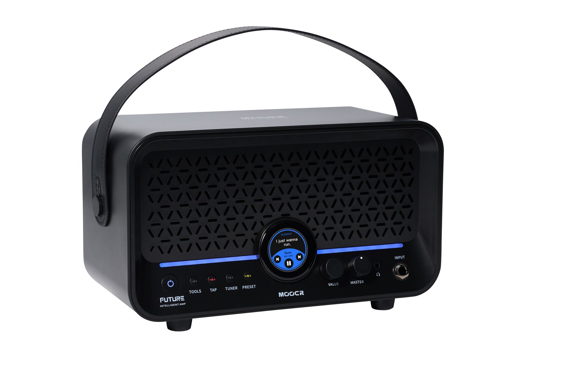 Ampli F15i, 15W, écran tactile, 55 modélisations d'amplis, 69 effets, batterie rechargeable, Bluetooth, USB-C, noir