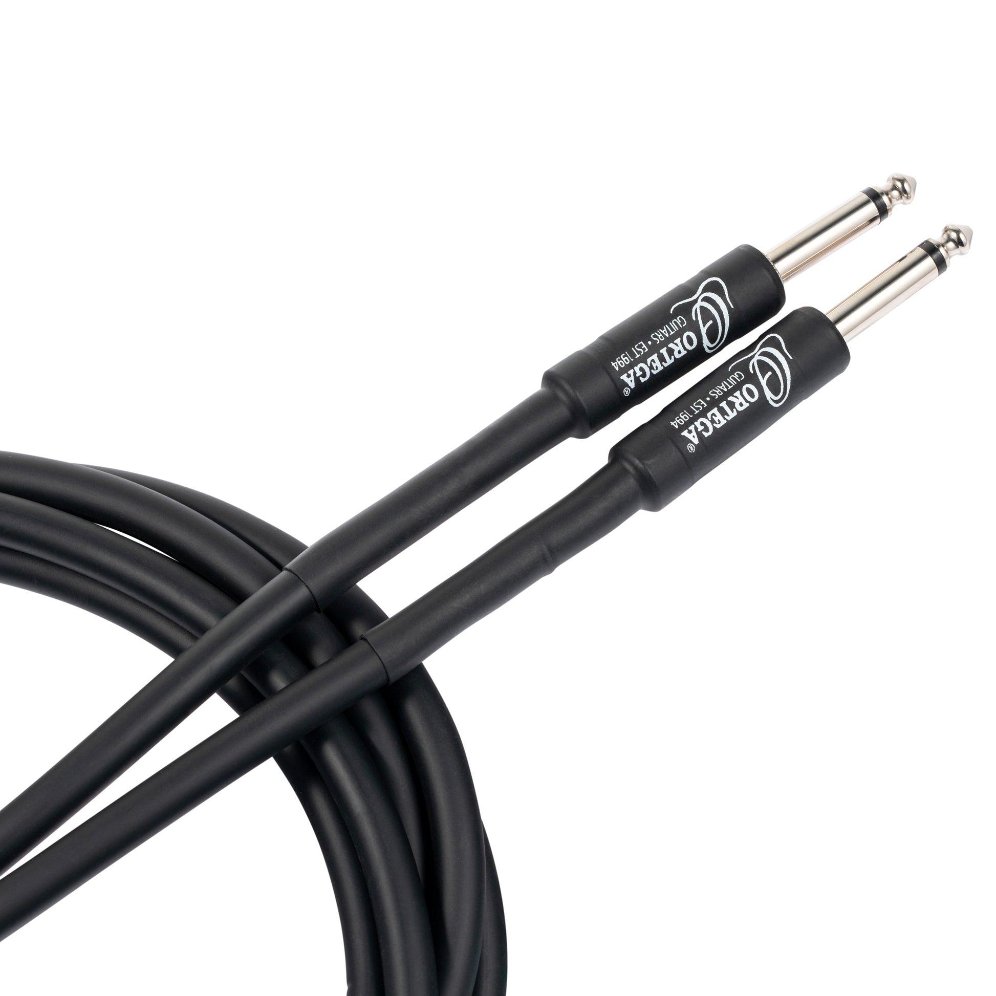 Câble instrument ORTEGA Jack/Jack, 3 mètres, noir