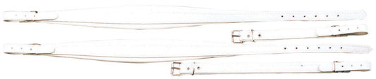 Cuir blanc, rembourrée, 120 basses
