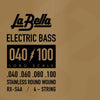 La Bella Jeu Cordes Basse Stainless RX-S4A