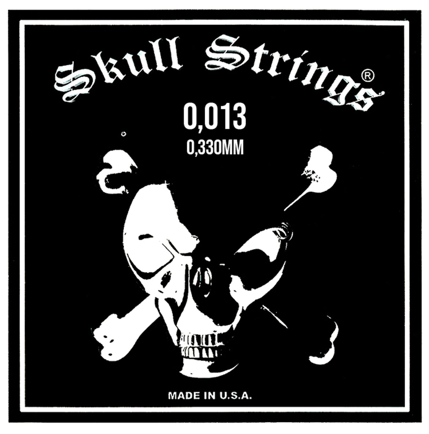 Corde guitare électrique SKULL 013