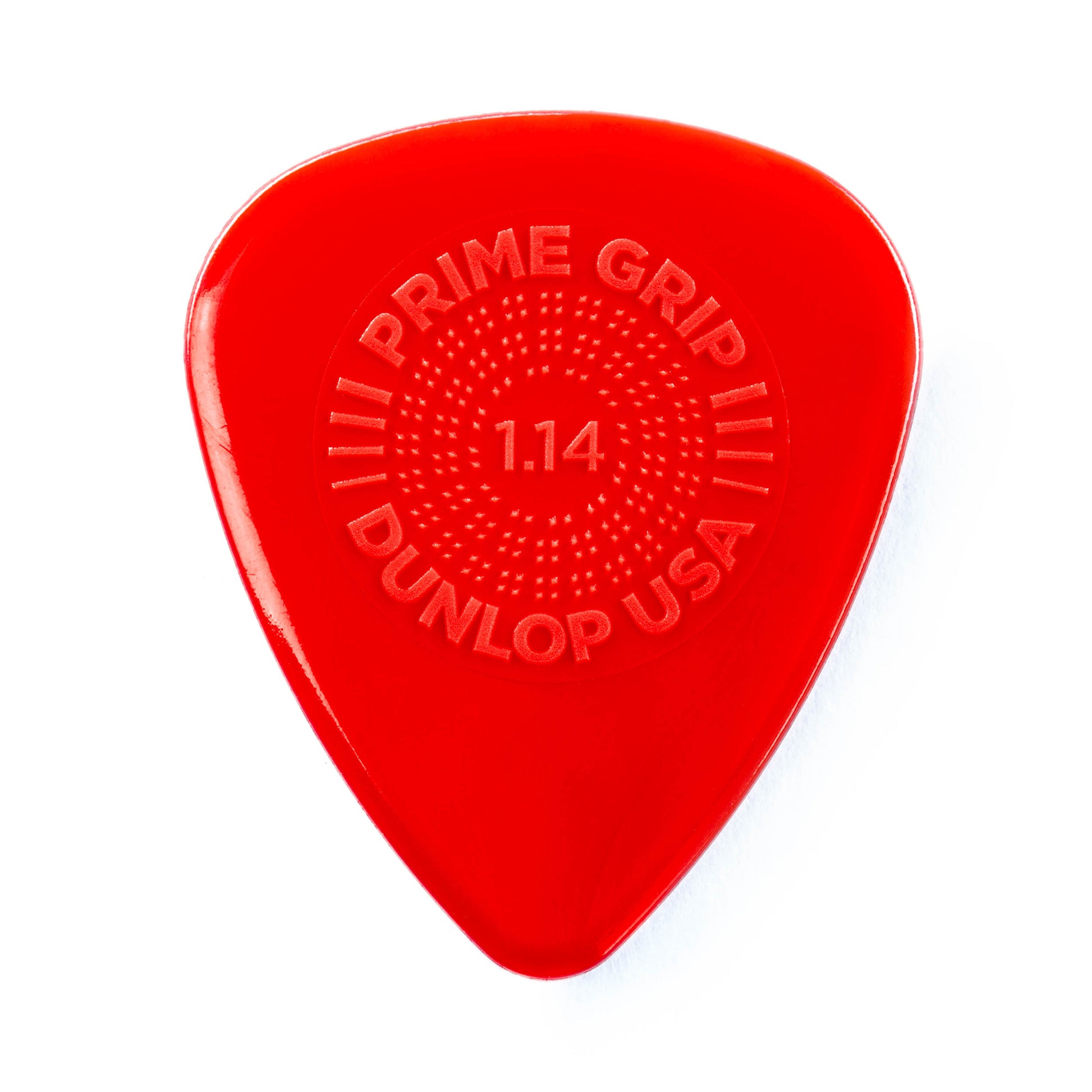 Sachet de 12 médiators Prime Grip DELRIN 500 1.14 mm (rouge)