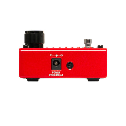 Pédale HammerOn, pitch-shifter instantané 4 octaves, 3 modes d'effets (HammerOn, Impossible, Sequence), alimentation, rouge