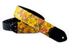 Righton Courroie Guitare Gold Roses Orange