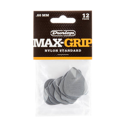 Sachet de 12 médiators Max-Grip 060 (gris clair)