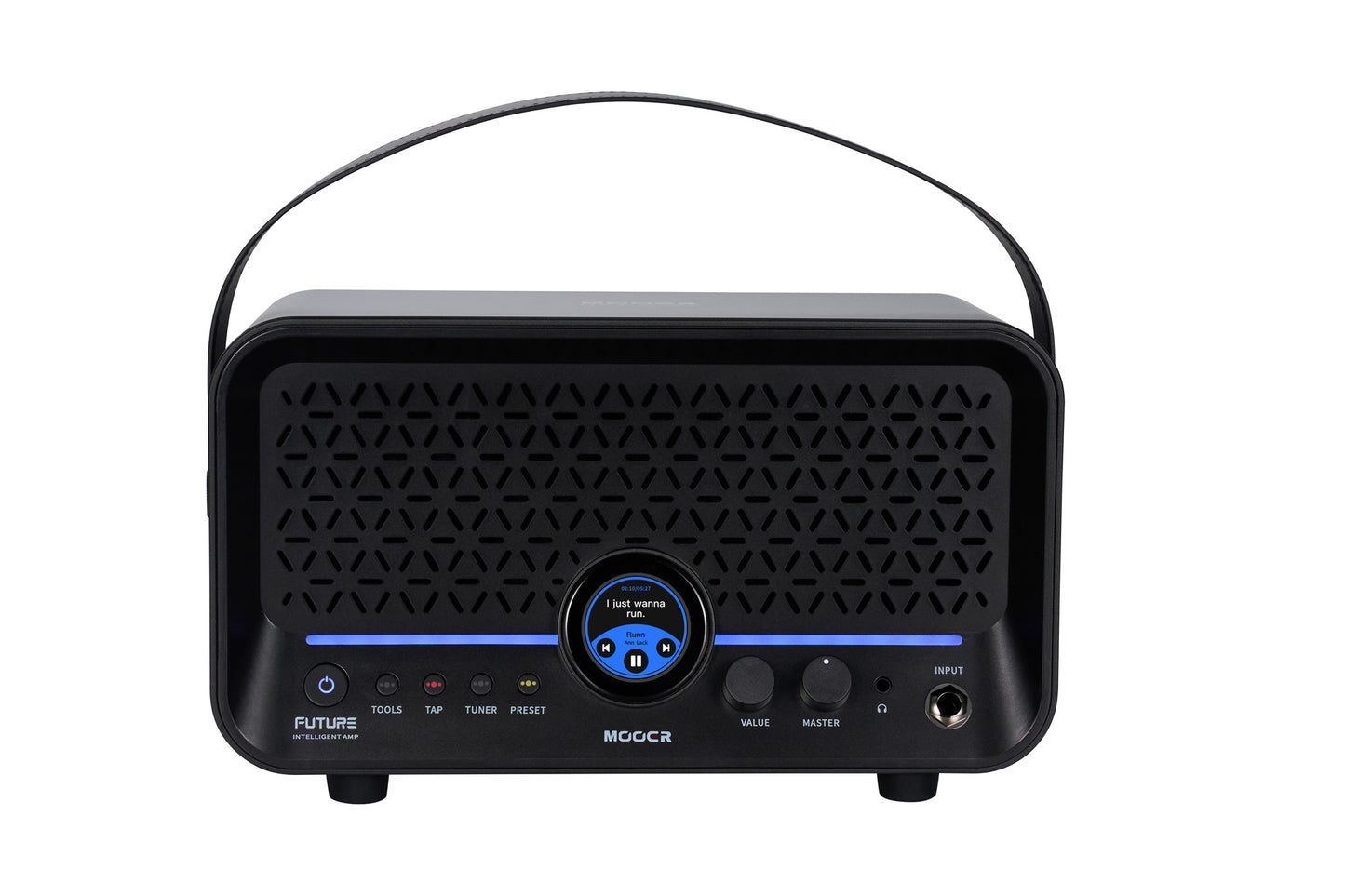 Ampli F15i, 15W, écran tactile, 55 modélisations d'amplis, 69 effets, batterie rechargeable, Bluetooth, USB-C, noir