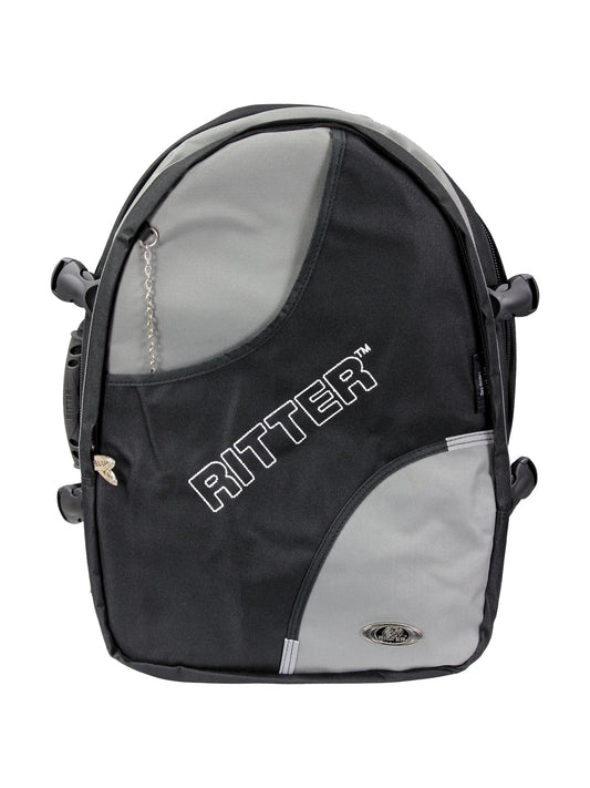 Dimensions: 34x30x7cm, noir & gris acier