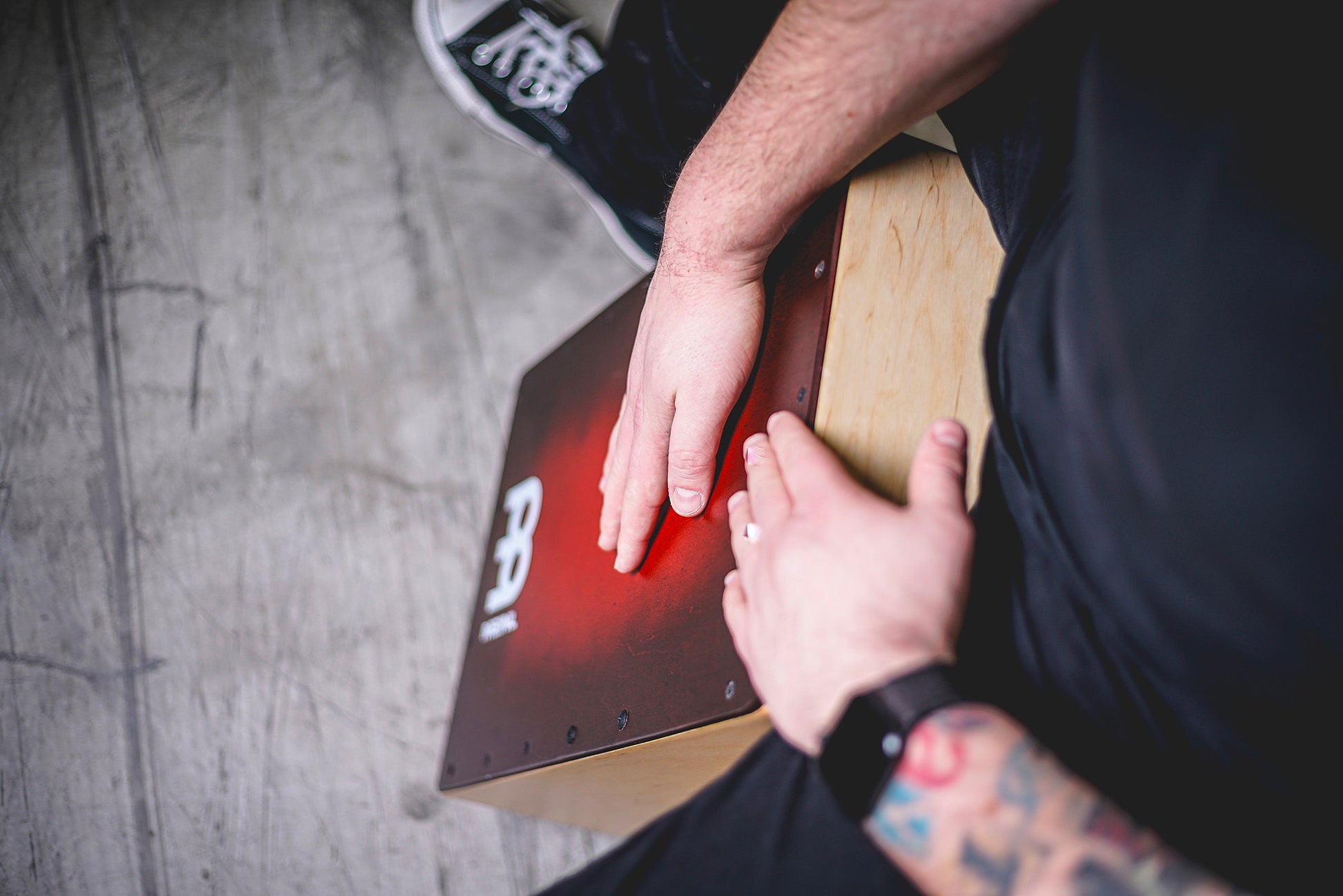 Cajon Snarecraft Meinl, corps et façade en bouleau baltique