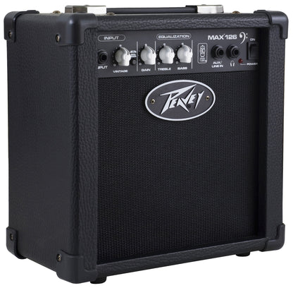 Ampli basse électrique 10W, HP 1x 6,5", 1 canal avec contrôle de Gain"Vintage", EQ 2 bandes, finition noir