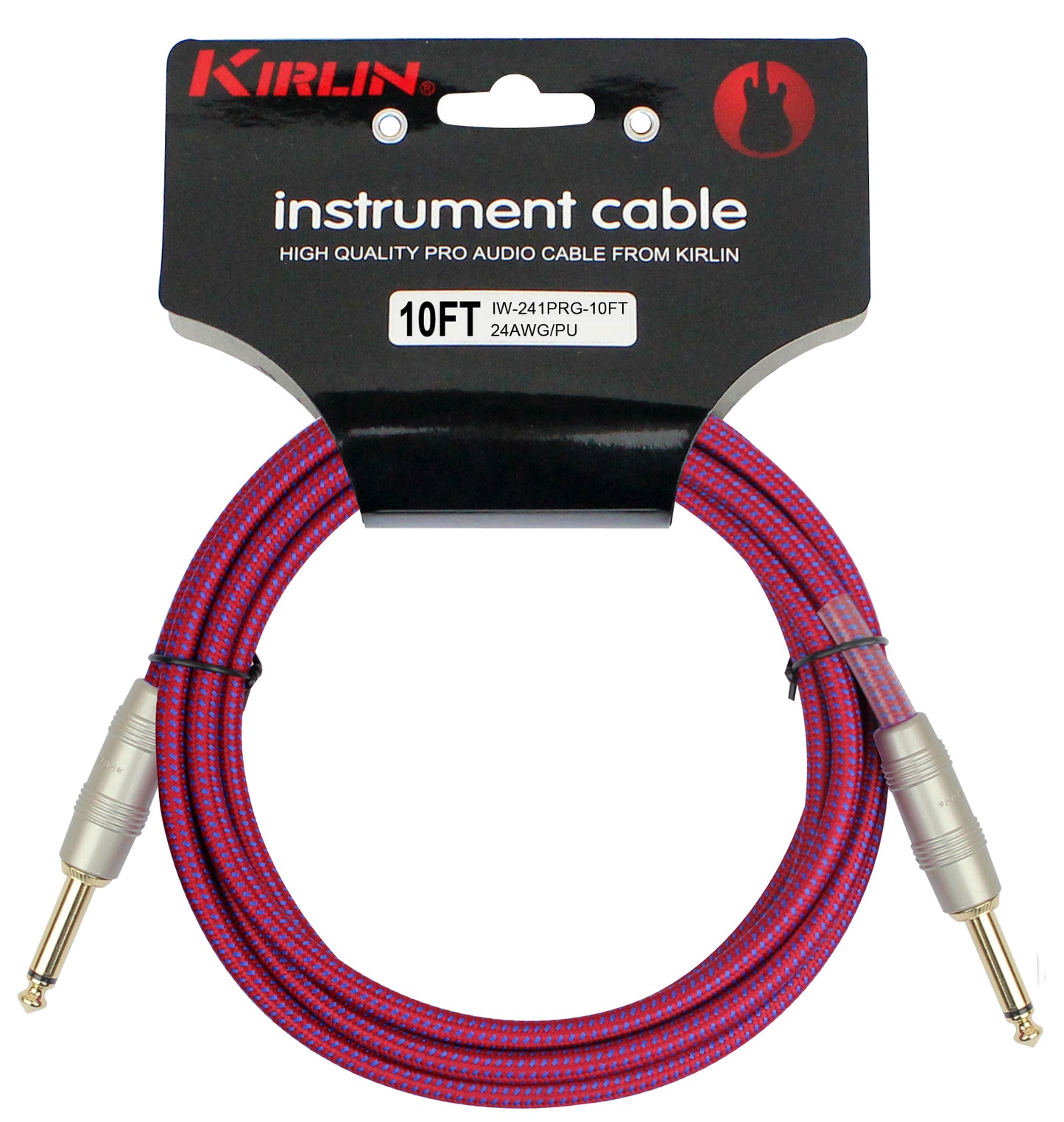 Câble instrument MEDIUM Jack/Jack, 3 mètres, violet