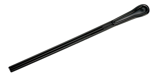 Baguette plastique pour tamborim, 3 brins, noir