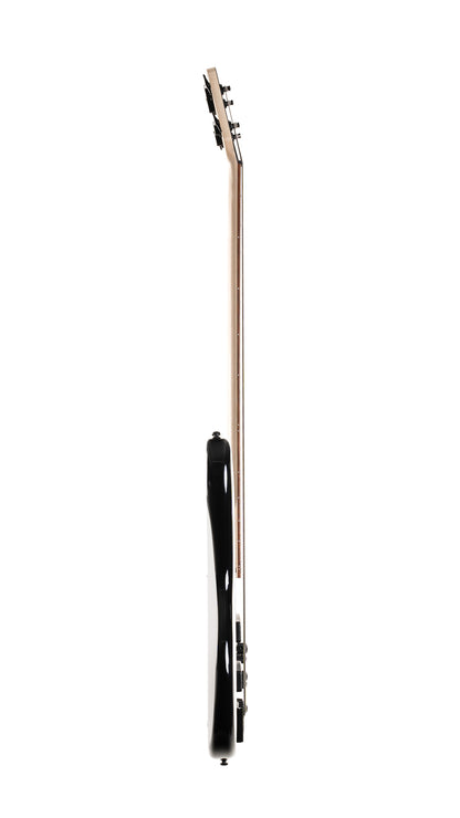 C4 Deluxe, corps peuplier, micros Bartolini MK-1 et préampli Markbass MB-1, noir