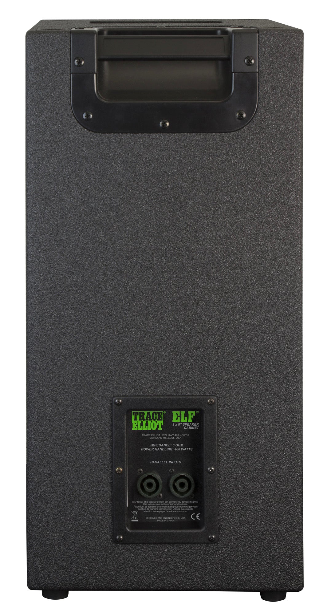 Enceinte basse 400W RMS, HP 2x 8", HP Faital premium, finition noir