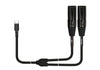 Kirlin Cable USB-C vers 2 XLR