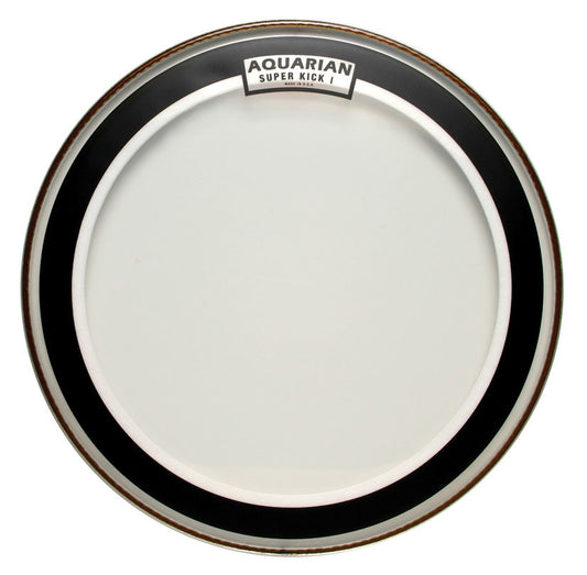 Peau Super-Kick I 26", 1 pli médium (0.25mm), atténuateur flottant, sablée