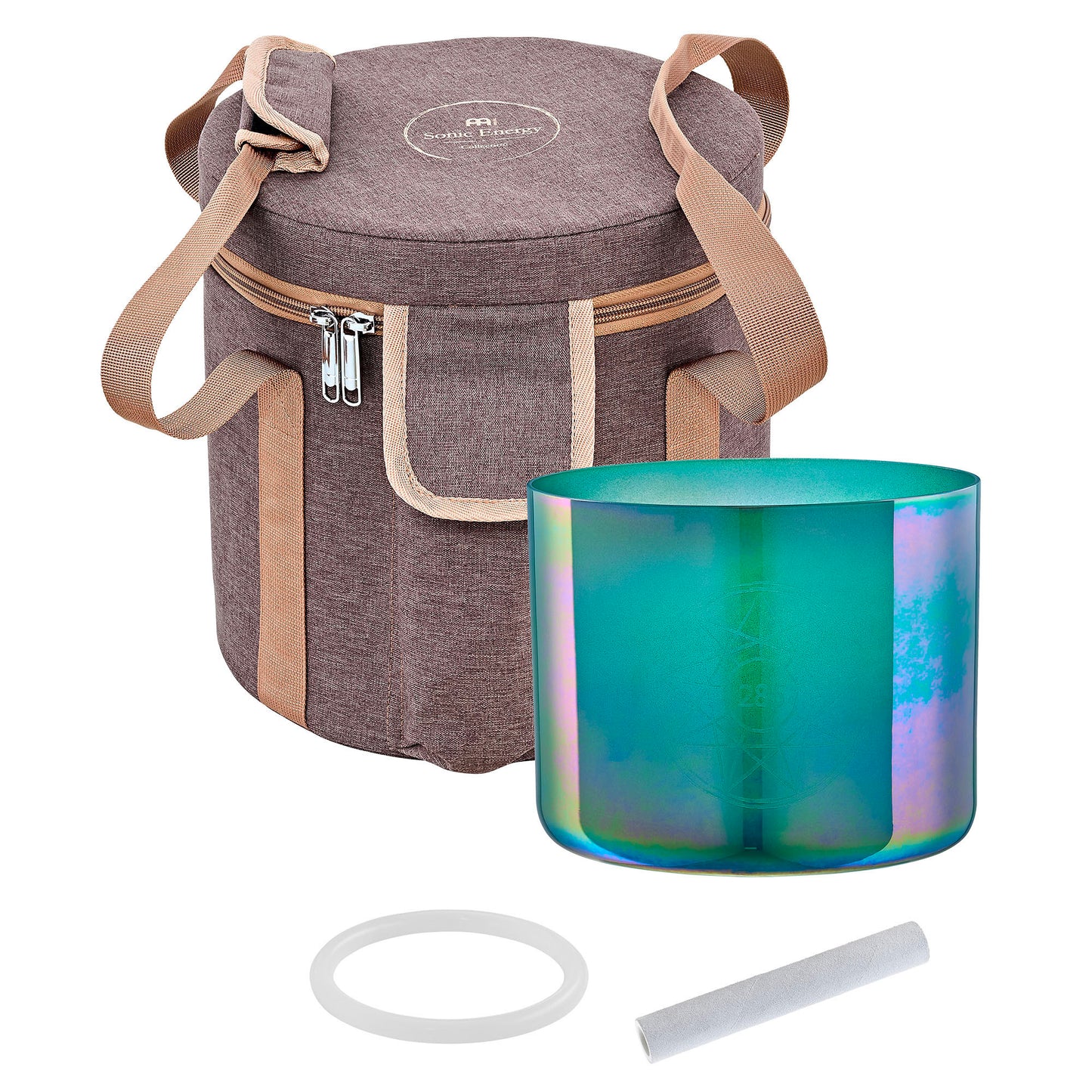 SINGING BOWL SONIC ENERGY CRYSTAL 285 HZ, COLORIS TURQUOISE GREEG