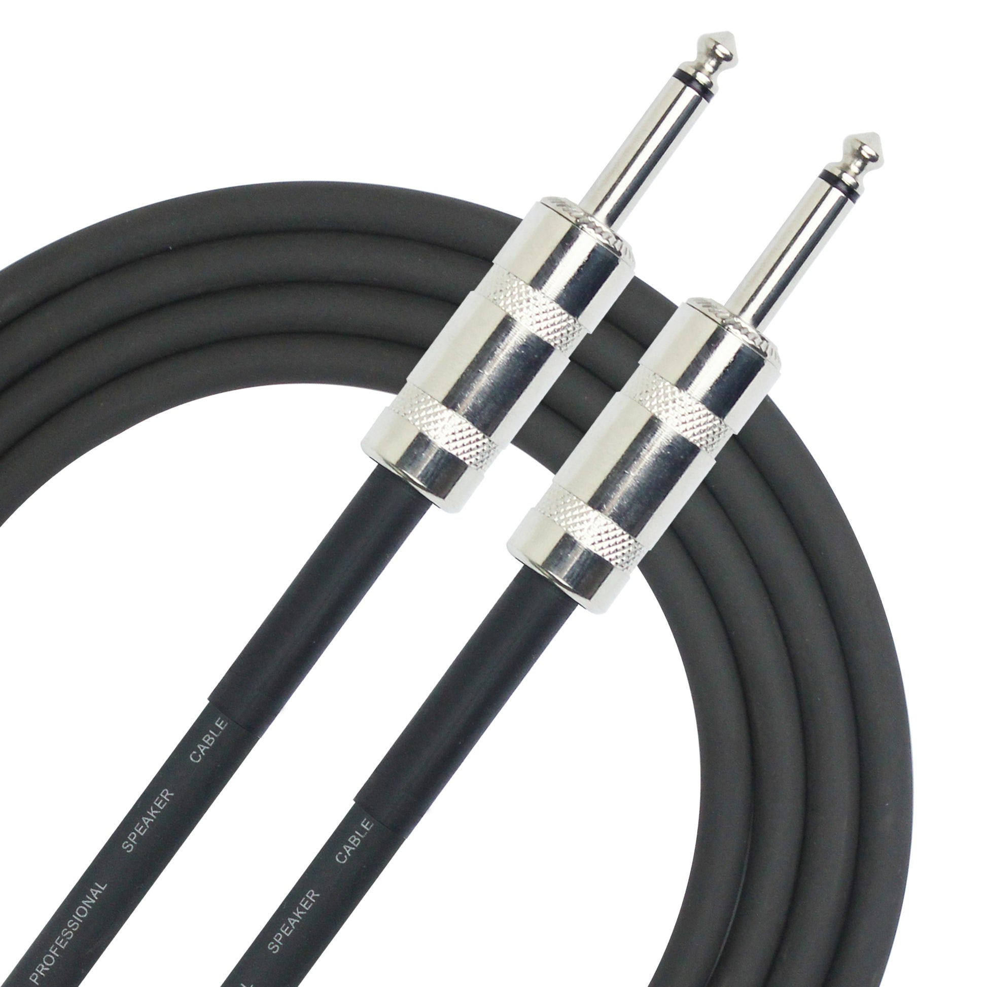 Câble HP Jack/Jack, 10 mètres, noir
