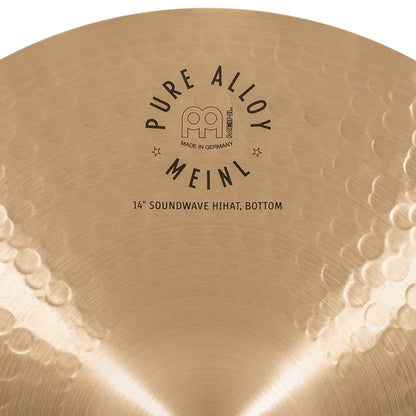 Hithat 14" Soundwave Meinl Pure Alloy fini Traditional martelé
