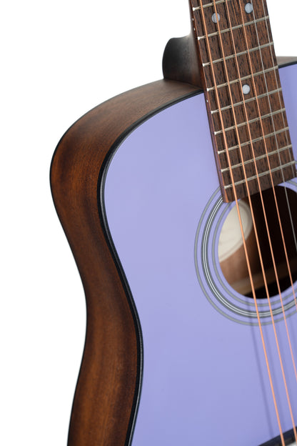CORT ADMINIBOPLV GUITARE AD MINI OP LAVENDER, HOUSSE
