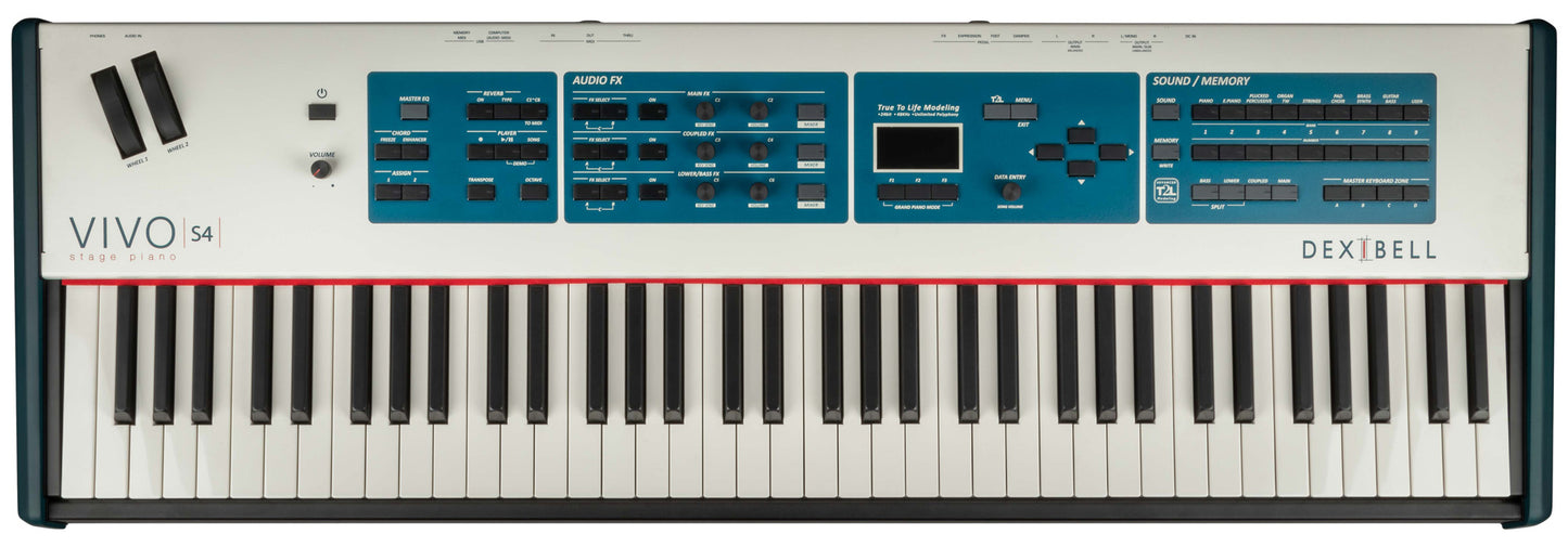 Piano numérique de scène Dexibell Vivo S4 | 73 notes, toucher lourd