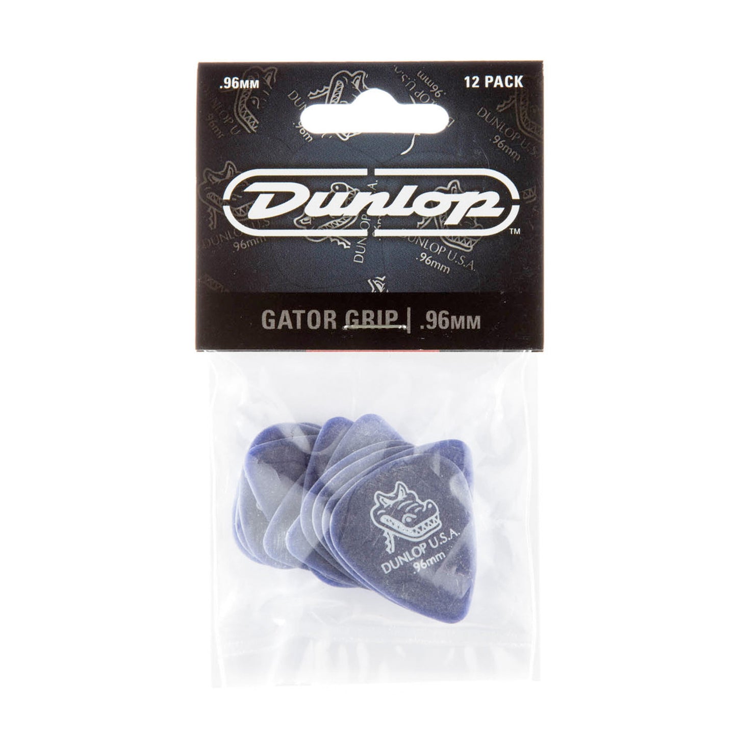 Sachet de 12 médiators Gator Grip 096 (violet foncé)