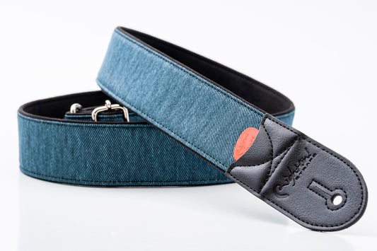 RIGHTON STRAPS DENIM-50-BL COURROIE VEGAN DENIM-50 BLEUE