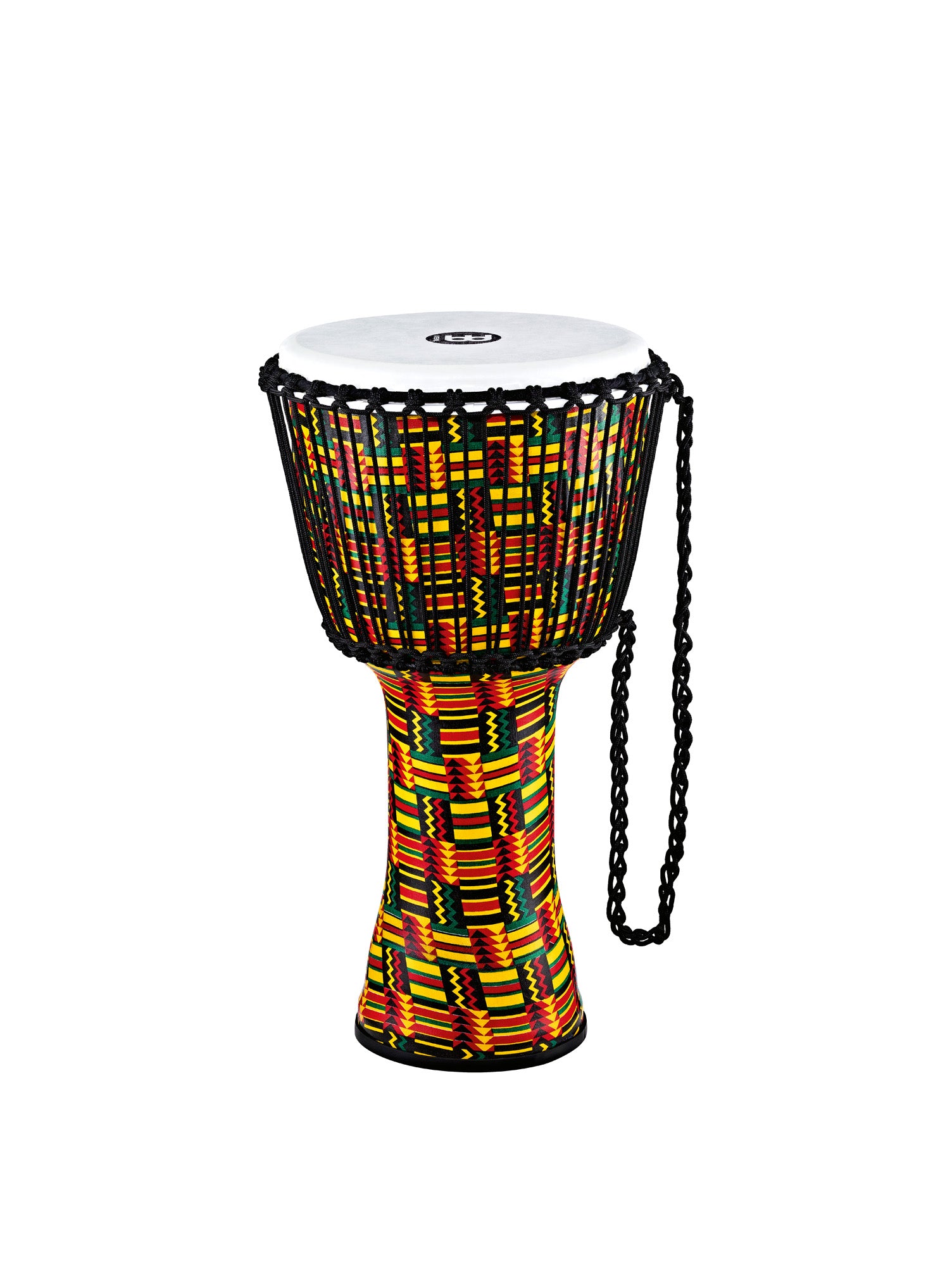 Djembé 12" Travel, fût et peau synthétiques, ultra léger, hauteur 61 cm, cordage nylon HTP 4 mm pré-étiré, Simbra