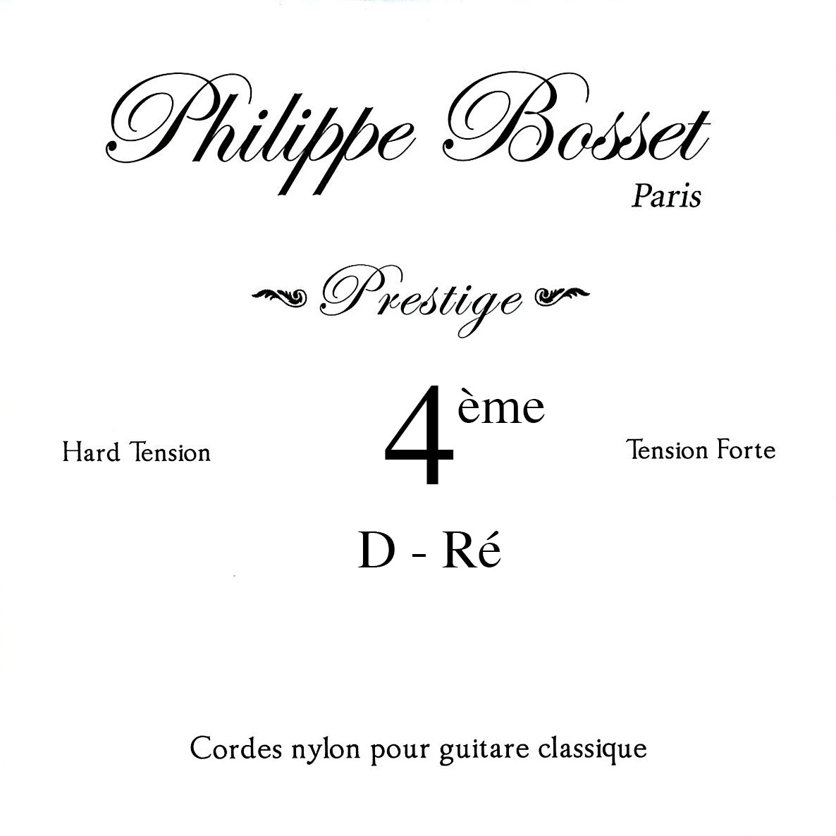 Corde pour classique Prestige Ré 4, tension forte