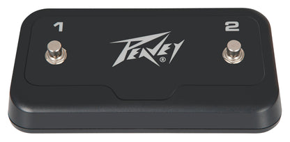 Footswitch double compatible avec une large gamme d'amplis Peavey, finition noir