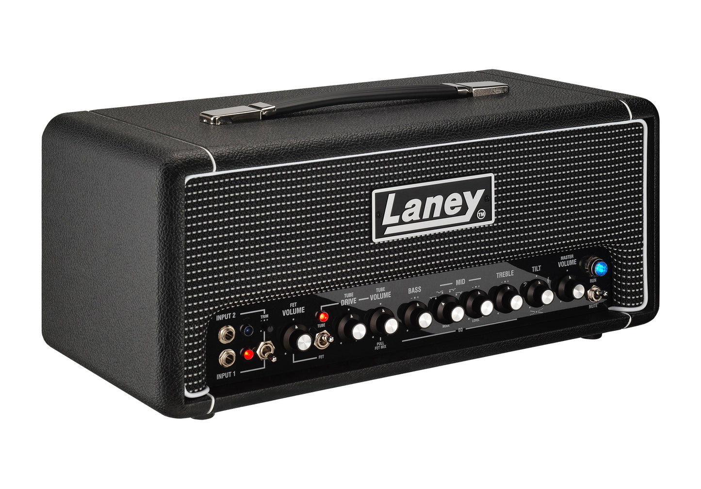 Tête basse amplifiée DB-EAST, amplification 2x500W, 2 canaux, 2 entrées, 2 sorties DI avec simulation LA-IR, noir