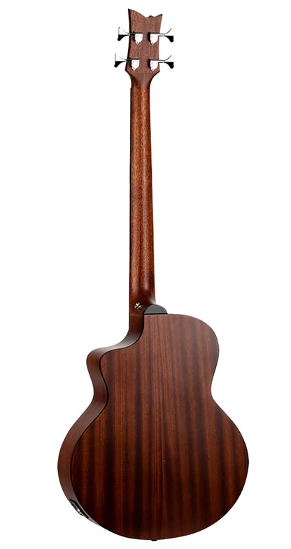 D7CE-BFT-4, basse 4 cordes, pan coupé, EQ Ortega MagusPro, table épicéa, f/e acajou, manche acajou (sillet 45mm), bourbon satiné