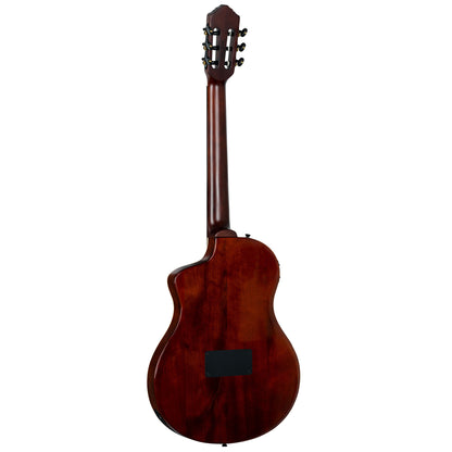 RTPSTD-NAT, modèle TourPlayer, EQ Magus X, corps okoumé, table épicéa, sillet 48 mm, housse, naturel brillant