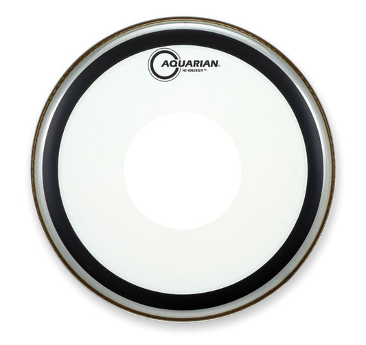Peau Hi-Energy 13", 1 pli médium (0.25mm) couche extra fine Power Dot + renfort central Power Dot, transparente