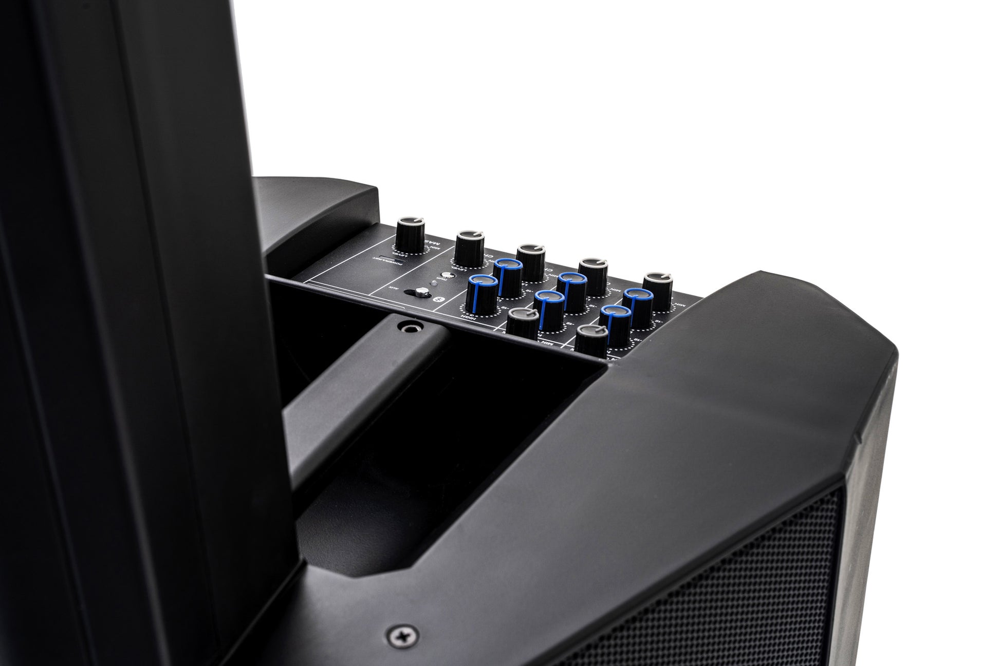 Système de sonorisation 500W, table de mixage 6 canaux, Bluetooth, subwoofer 8", sac de transport inclus, noir