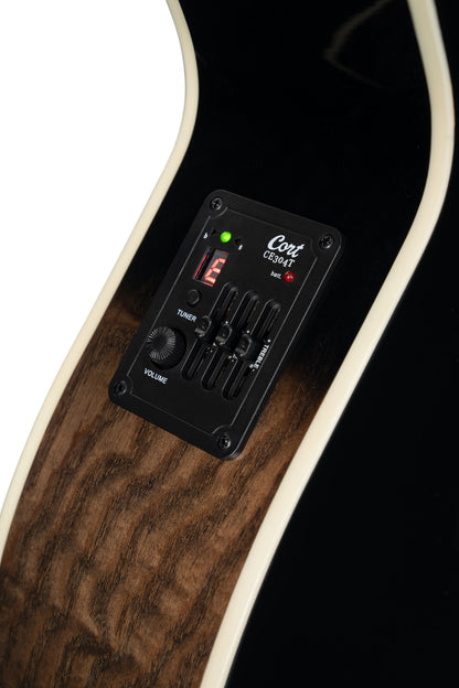CORT EX-SFX-ASHBK GUITARE EXOTIC SFX ASH BURL NOIRE