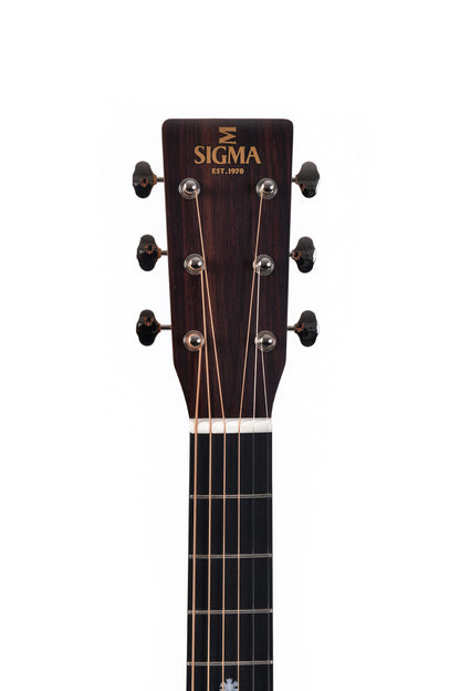 Modèle SDM-10E, Dreadnought, table épicéa Sitka massif, f/e acajou massif, touche micarta, EQ LR Baggs, soft case, naturel