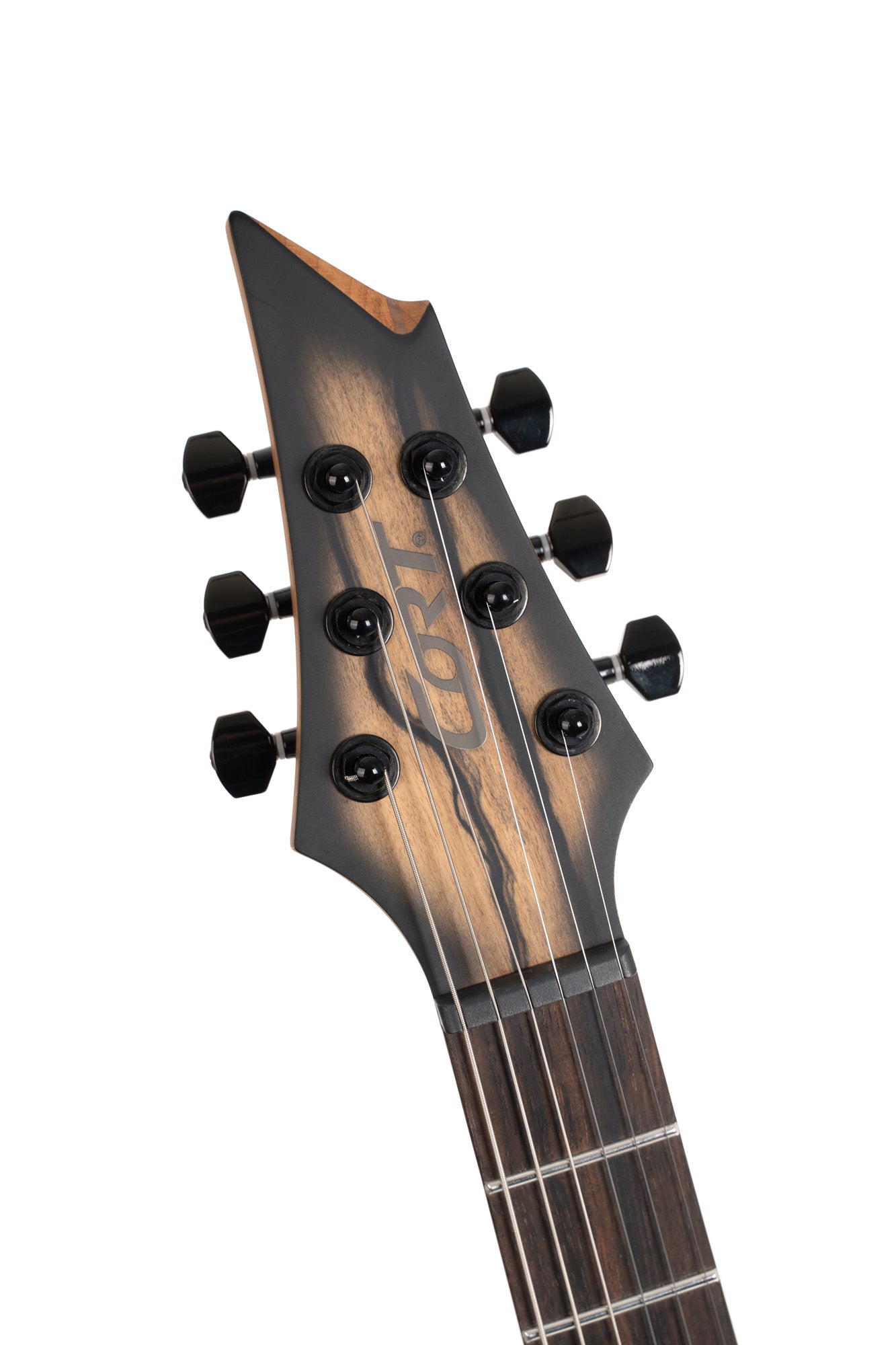 KX500, modèle 6 cordes, corps acajou, table ébène"Pale Moon", touche ébène de Macassar, Sentient Nazgul, natural black burst