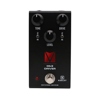 Pédale MK3 DRIVER, Overdrive Andy Timmons Signature, basée sur une BD-2 PHAT Mod, avec circuit germanium, noire