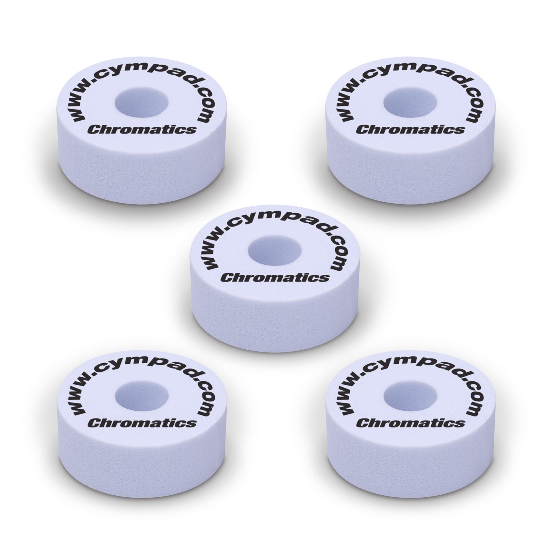 SET 5 PADS CYMPAD CHROMATICS BLANC