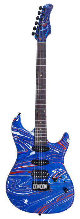 LARRY CARLTON S7 SW Blue Swirl