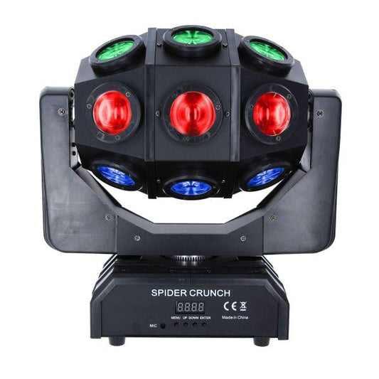 Power Lighting SPIDER CRUNCH Effet à LED CREE 18x10W 4EN1 RGBW