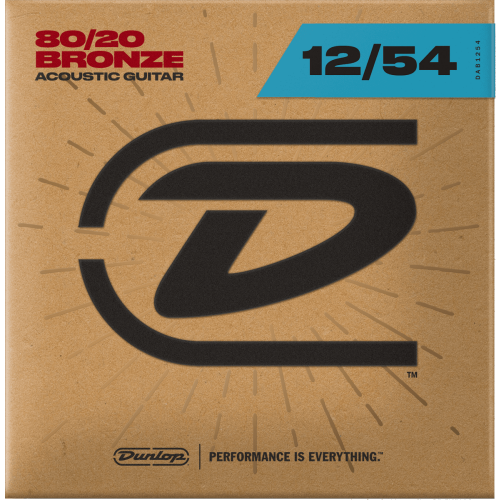 dunlop jeu de cordes guitare folk dab1254