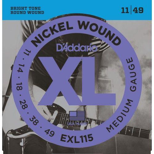 D'Addario EXL115 Medium/Blues-Jazz Rock 11-49