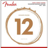 Fender 860L Phosphor Bronze Dura-Tone® Coated 12-53