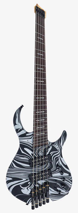 M. MILLER M6 Headless 5 Black Swirl