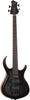 Marcus Miller M7 Swamp Ash-4 Transparent Black EN