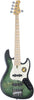 Marcus Miller V7 Swamp Ash Reissue-5 Transparent Green Satin