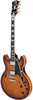 D'Angelico Premier DC Dark Iced Tea Burst